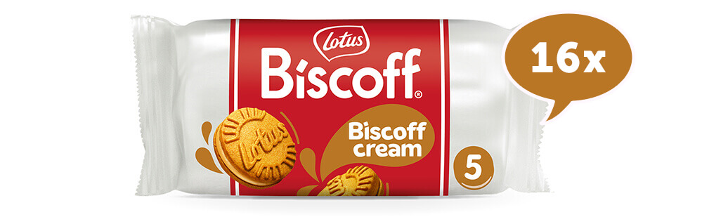 Lotus Biscoff Plněné sušenky s Biscoff krémem 16 x 50 g